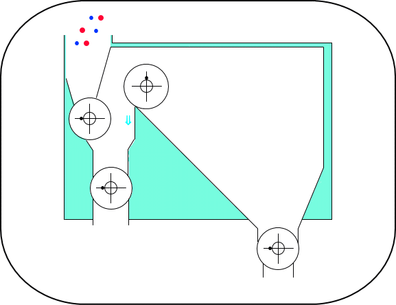 風力選別機の原理図